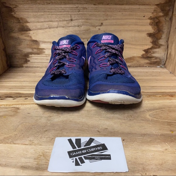 Nike free run 5.0 purple white running sneakers - Picture 2 of 8